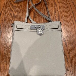 Michael Kors Light Gray Crossbody Bag